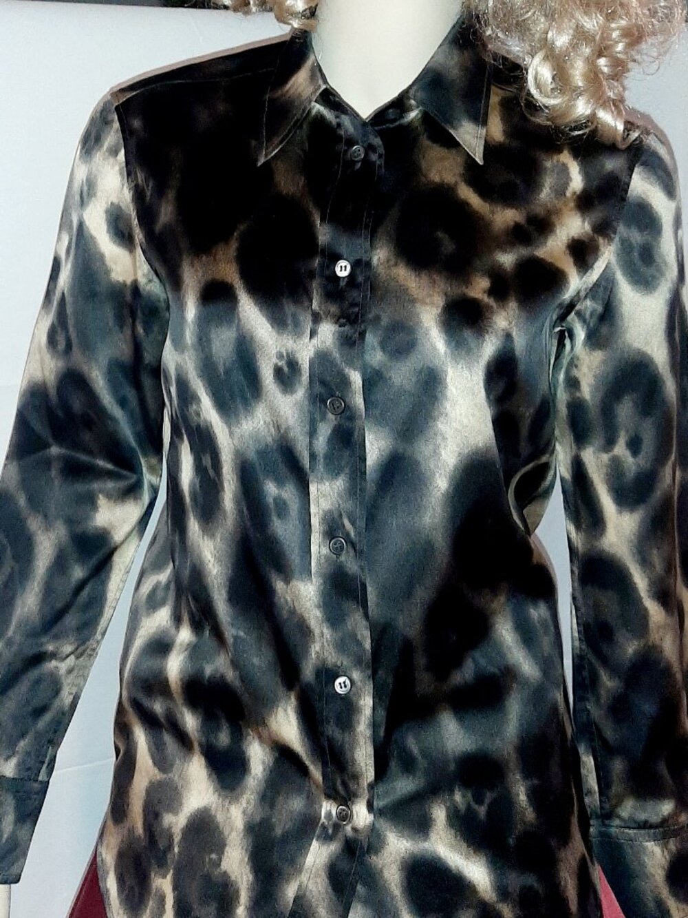 Prada silk womens blouse